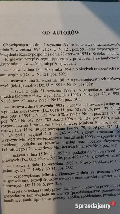 rachunkowość podstaw księgowość podręczniki Warszawa