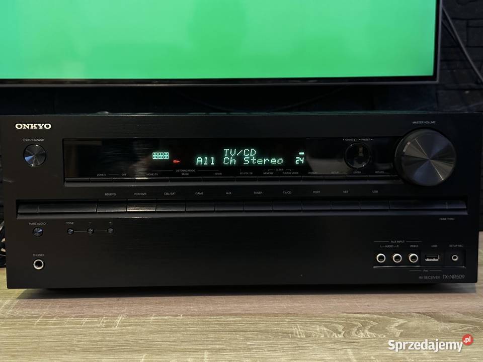 ONKYO TX509 Amplituner HDMI USB pilot 5x130Wat Elektronika Klucze
