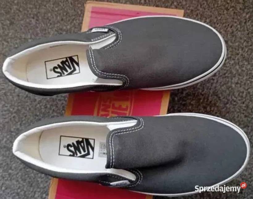 Nowe trampki VANS Classic SlipOn Charcoal Malbork