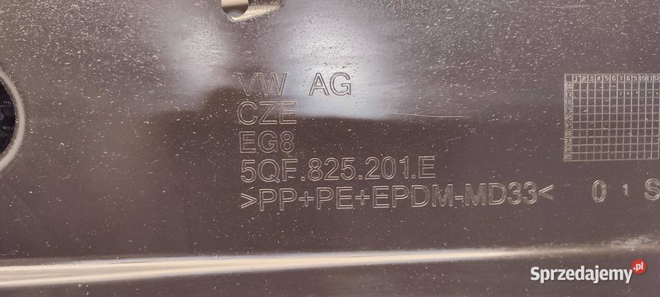 VW TIGUAN II OSŁONA PODWOZIA LEWA 5QF825201E