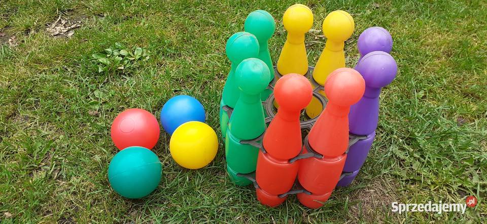 Kręgle 4 kulekulki małego kręglarza Tuszkowo