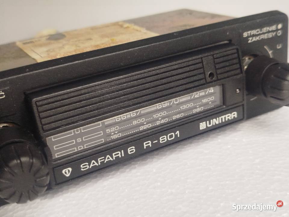 Retro Radioodbiornik Unitra Diora SAFARI 6 R801 Radioodtwarzacze Zgierz
