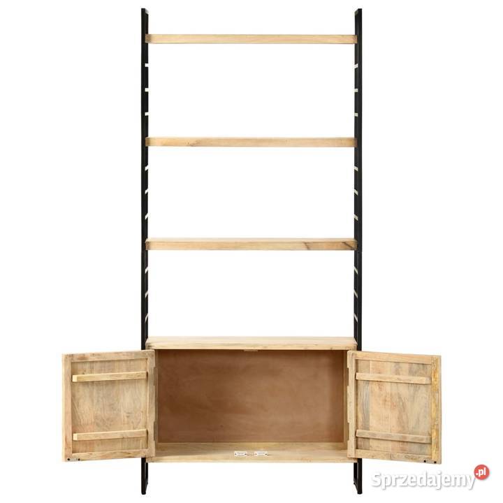 vidaXL Regał na książki 4 poziomy lite drewno Warszawa