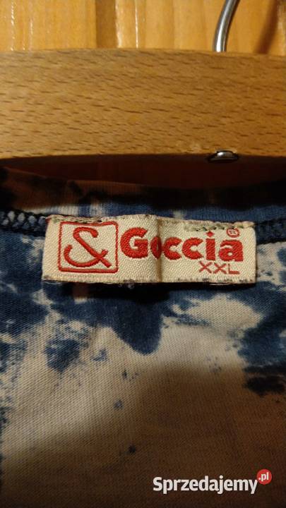 Podkoszulek koszulka Tie Dye granatowy niebieski Warszawa