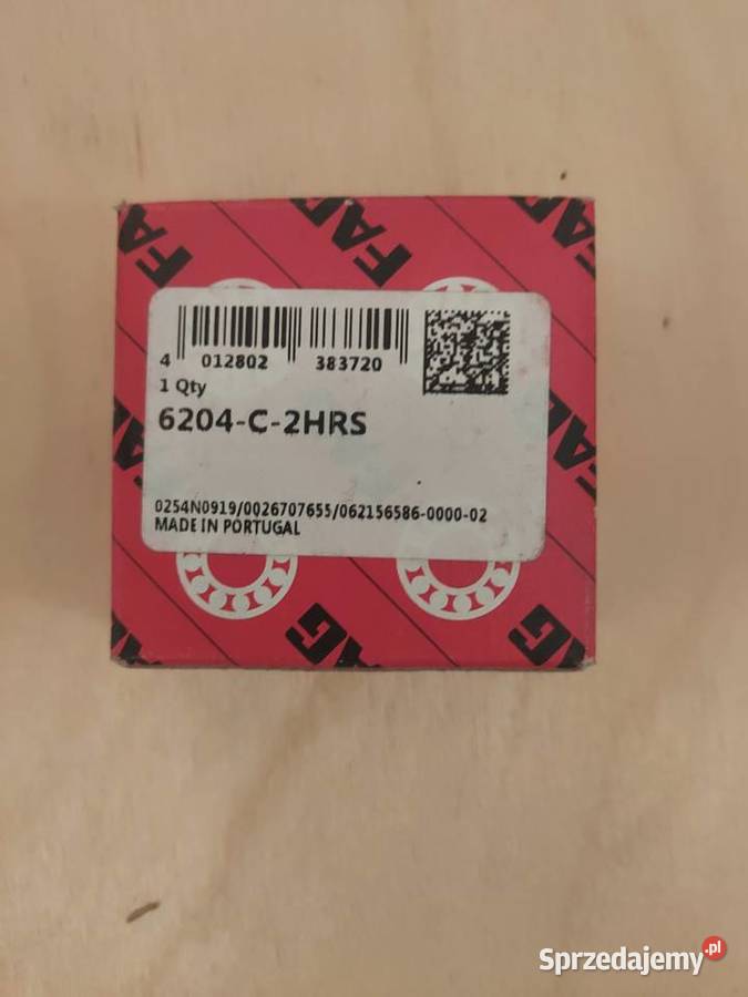 Łożysko FAG 6204C2HRS 20x47x14mm Kraków sprzedam