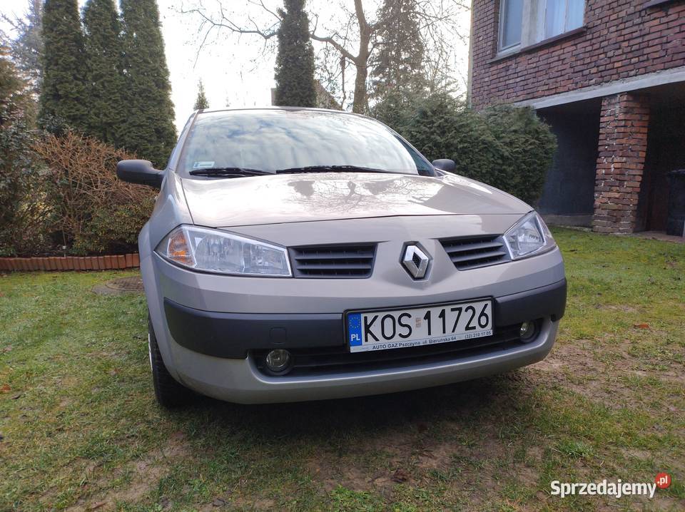Renault Megane 14 LPG 2003r bezwypadkowy lakier metallic Przeciszów