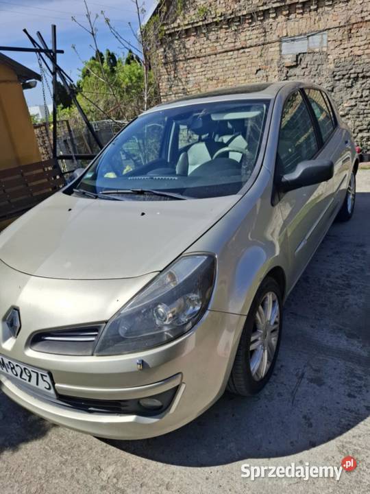 Renault Clio III SPORT 2007r automat 5 drzwi 20 immobilizer podlaskie Goniądz