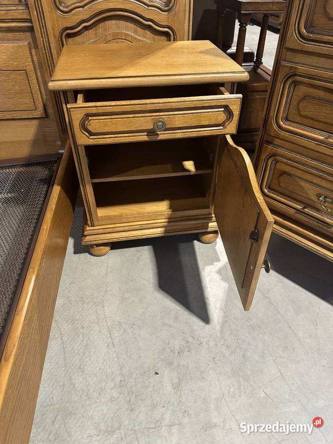 Dębowa sypialnia łóżko 140 szafki komoda szafa sprzedam