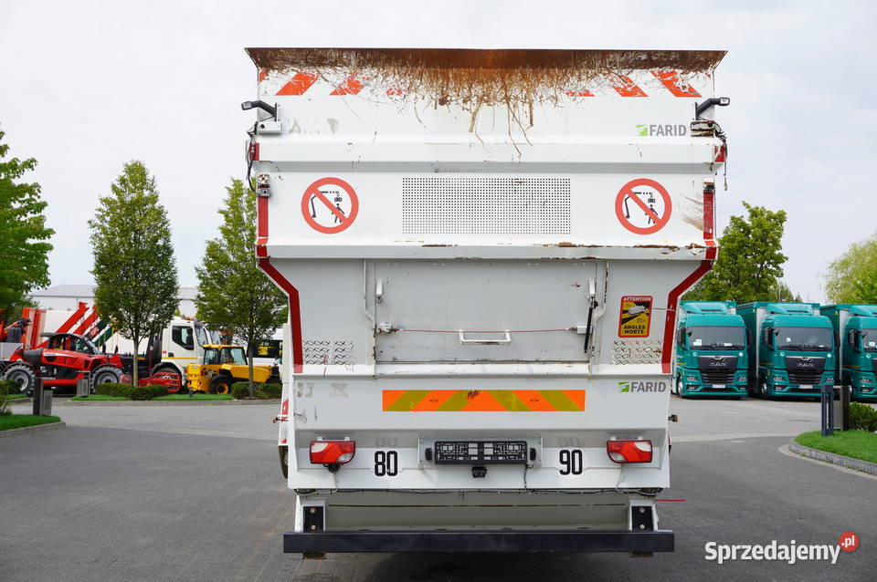 Zabudowa śmieciarka Farid Industrie RCV Kraków