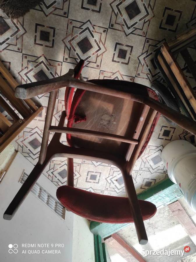 krzesła PRL 4 Lubin