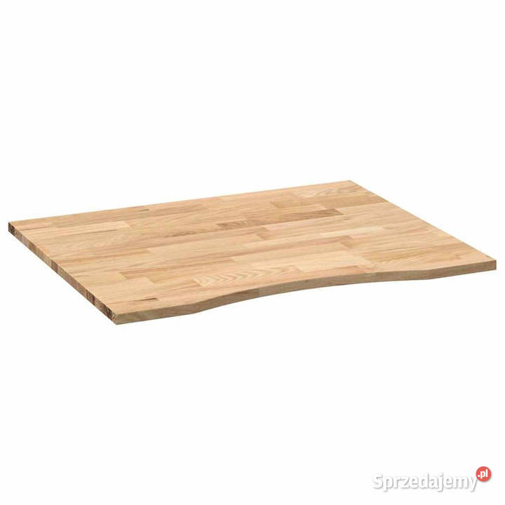 Blat biurka surowe 100x80x25 lite drewno dębowe sprzedam
