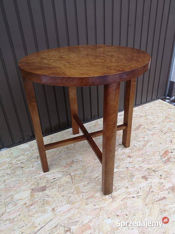 Stolik Ława Okrągły ARTDECO Antyk Stary