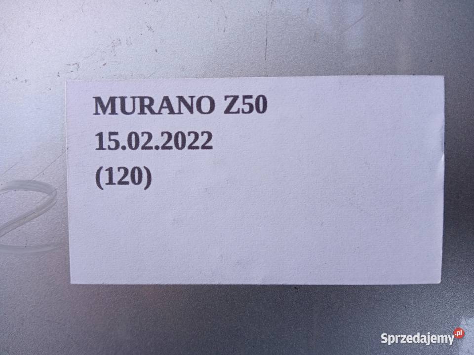 KLAPKA WLEWU PALIWA NISSAN MURANO Z50 6 osobowe Nowy Tomyśl sprzedam