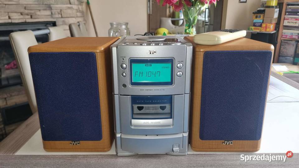 Wieża JVC UXT55 kolumny JVC SPUXT55 plus pilot Elektronika łódzkie Warta sprzedam