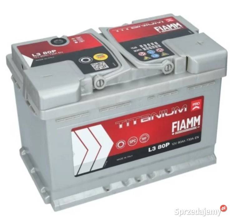 Akumulator FIAMM TITANIUM PRO 12V 80Ah 730A osobowe sprzedam