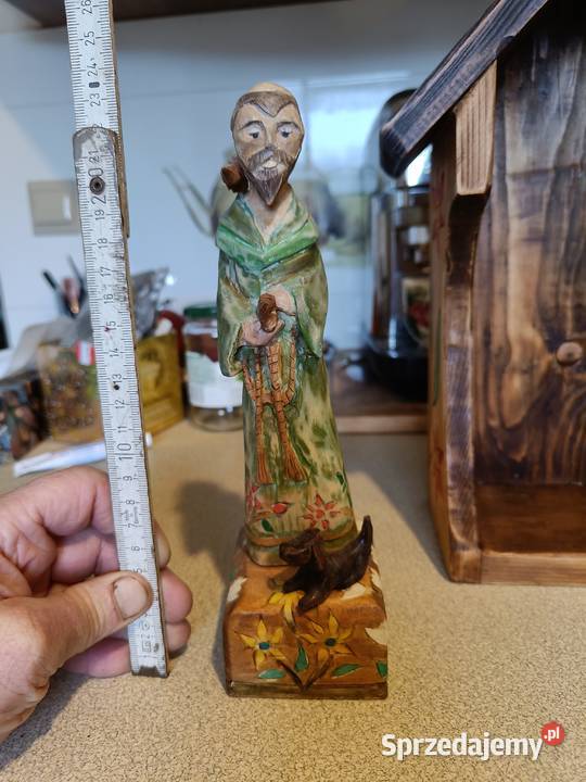 kapliczki figurki drewniane św Józef Franciszek Czarków