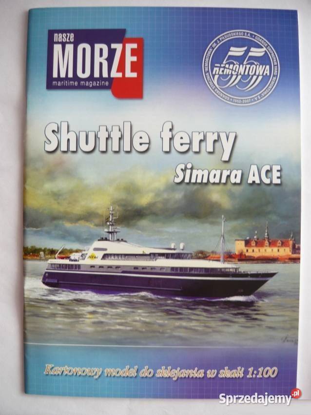 SHUTTLE FERRY SIMARA ACE KARTONOWY MODEL NASZE małopolskie Kraków