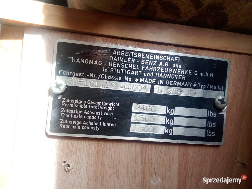 Hummer mobile L 206 Camper zabytek mercedes łódzkie Biała Rawska