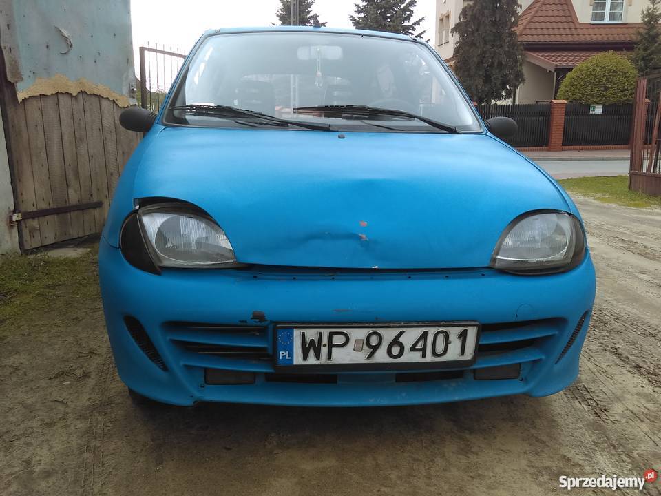 Fiat Seicento Niebieski Mat kupiony w Polsce Płock