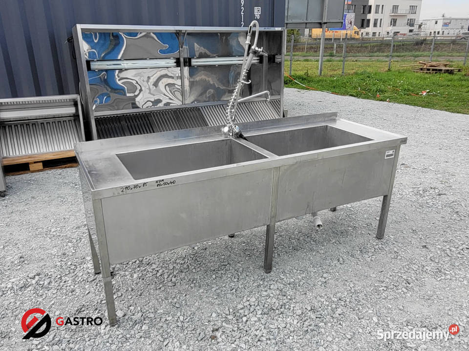Basen gastronomiczny 2kom 210x70x85 wielkopolskie Ostrów Wielkopolski