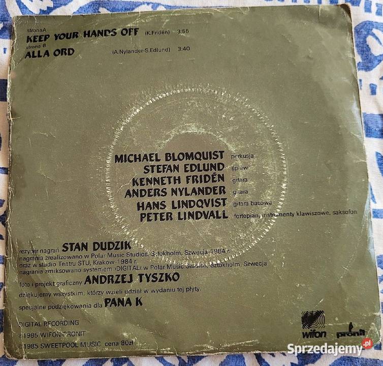 Baden Baden Keep Your Hands Off singiel płyta Płyty i kasety Chełmno