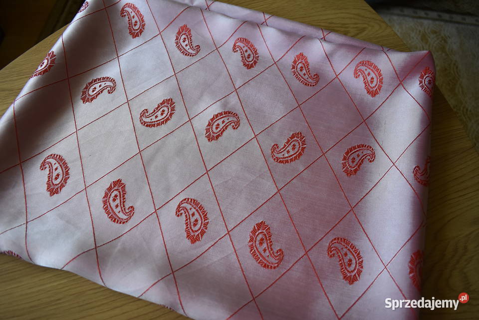 Tkanina dekoracyjna vintage PRL Warszawa sprzedam