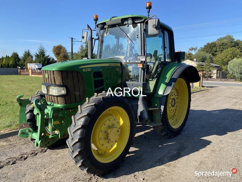 JOHN DEERE 6230 COMFORT 2009r biegi pełzające Biała