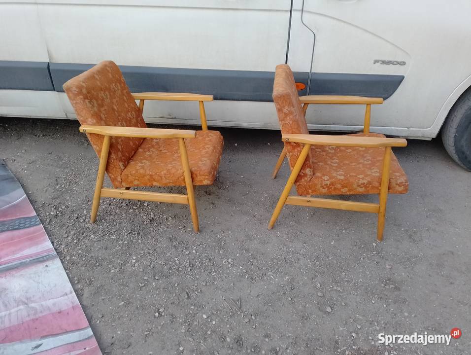 Fotel Fotele PRL B 7727 Chierowski Lisek Homa Pabianice