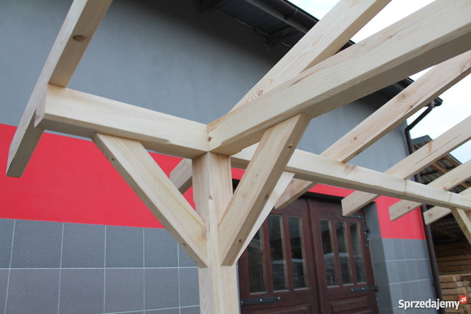 KONSTRUKCJA ALTANY 5x4m WIATA ZADASZENIE PERGOLA Łuków