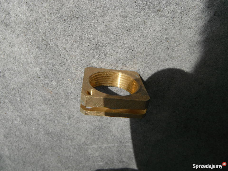 Tulejka podkładka gwintowana mosiężna uchwyt Chlewiska