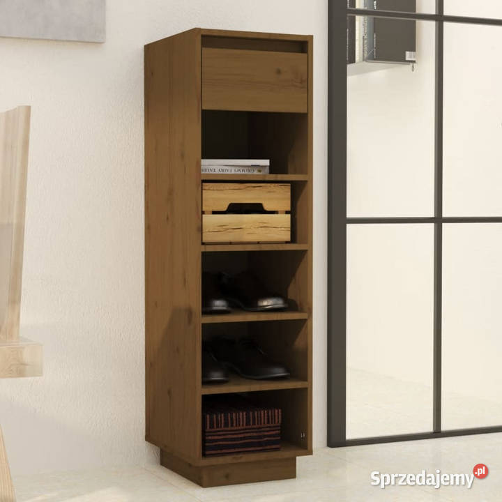 Szafka na buty miodowy brąz 30x34x105 lite Warszawa