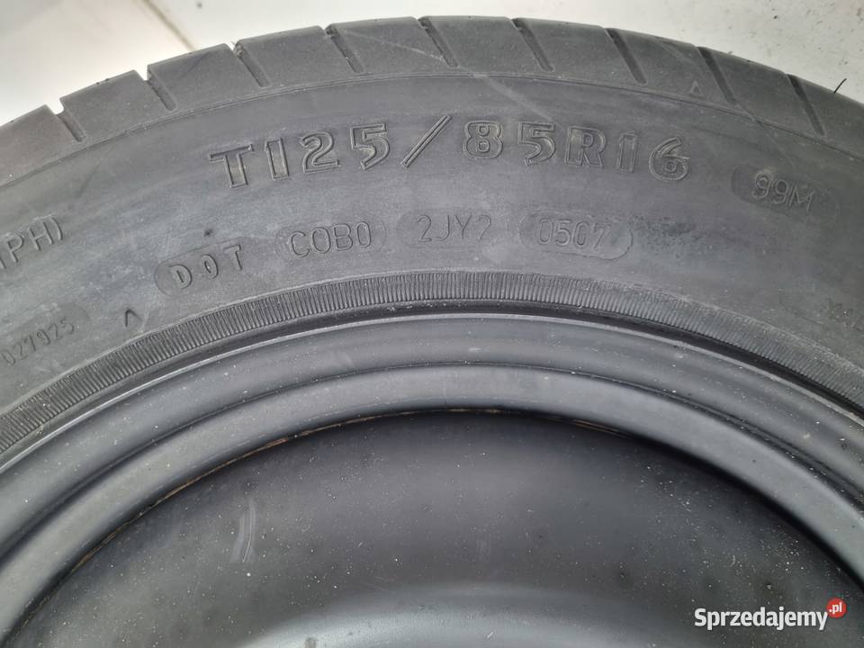 KOŁO DOJAZDOWE Ford C Focus Mk2 II 12585 R16 Samochodowe Chełm