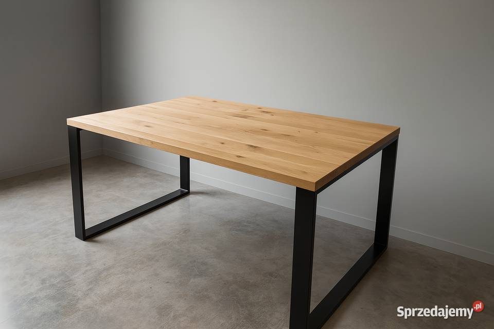 Stół Dębowy LOFT 100 Lite Drewno Różne Wymiary 90cm Łódź