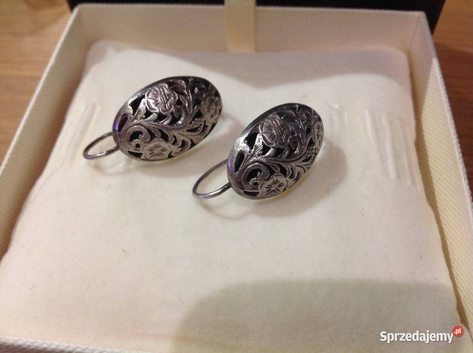 Srebrne Kolczyki Damskie Srebro pr 925 Vintage Nowa Sól