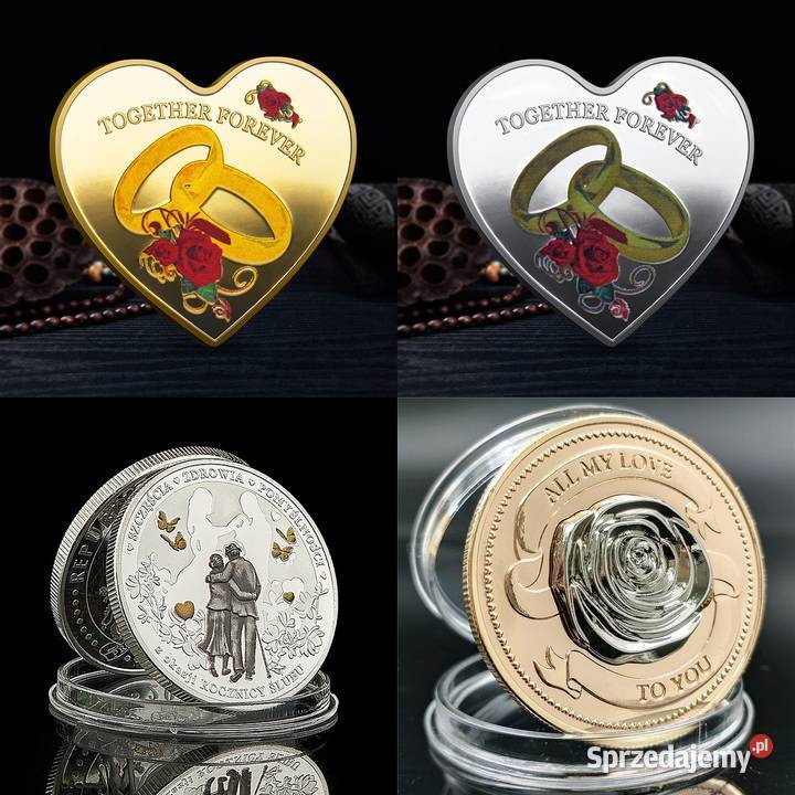 Moneta Numizmat Pamiątka Ślub Wesele Rocznica Sosnowiec