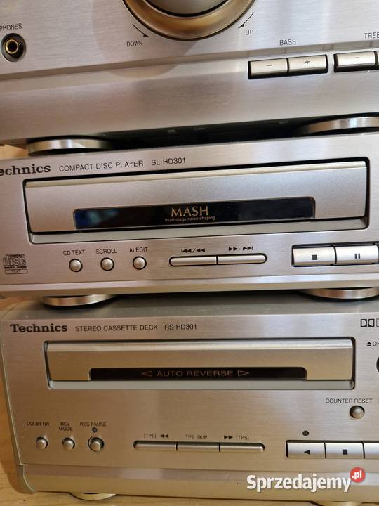 Wieża Technics seri HD301 kolumny Philips dolnośląskie Olszyna