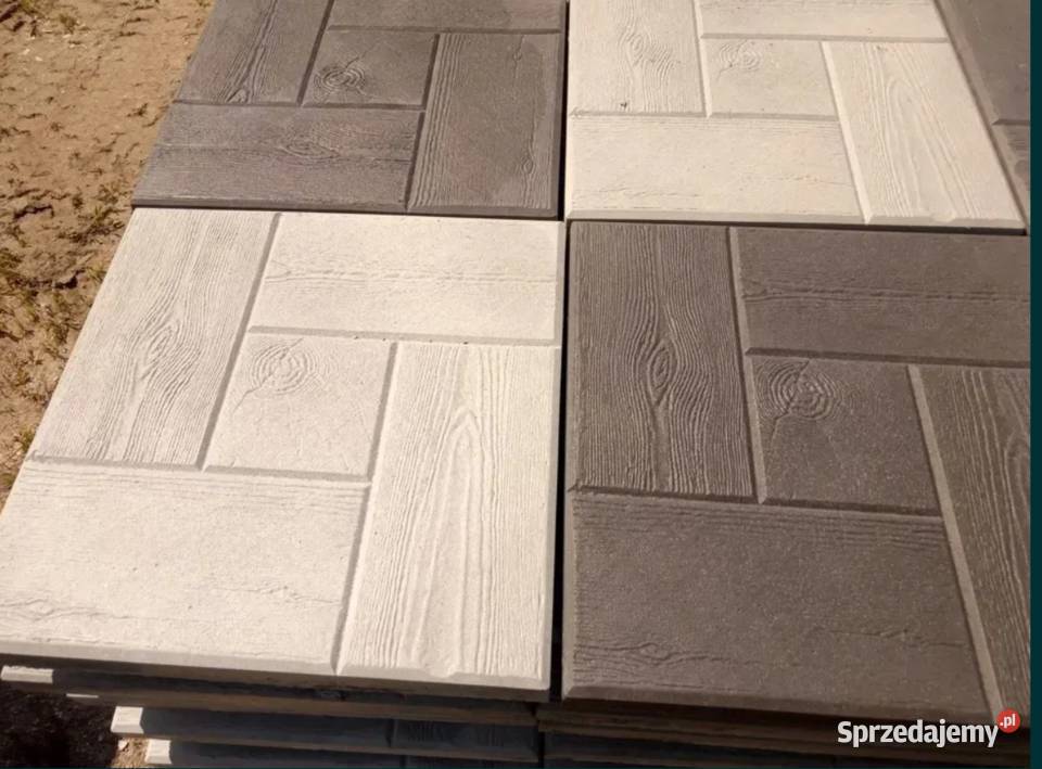 Płytki chodnikowe grafitowe szare taras altany śląskie Suszec sprzedam