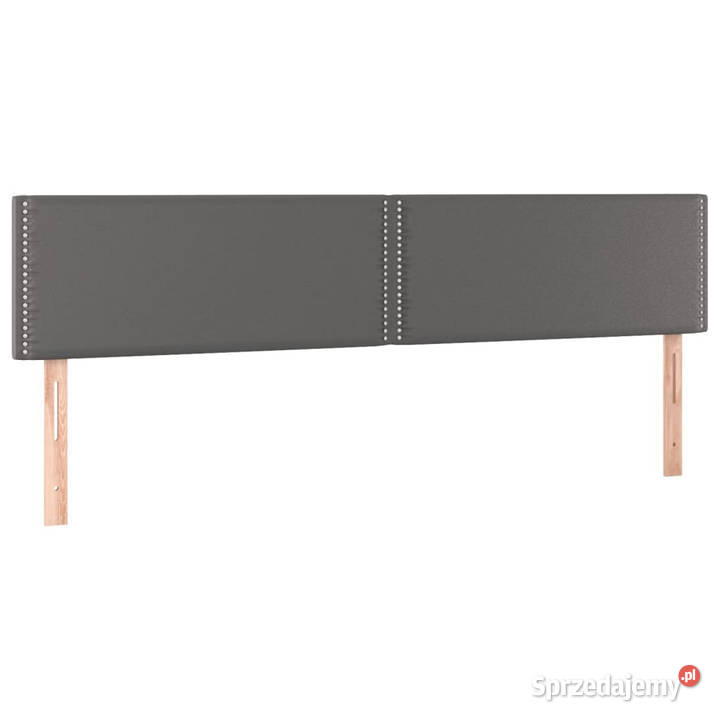 Zagłówek do łóżka z LED szary 200x5x7888 Warszawa