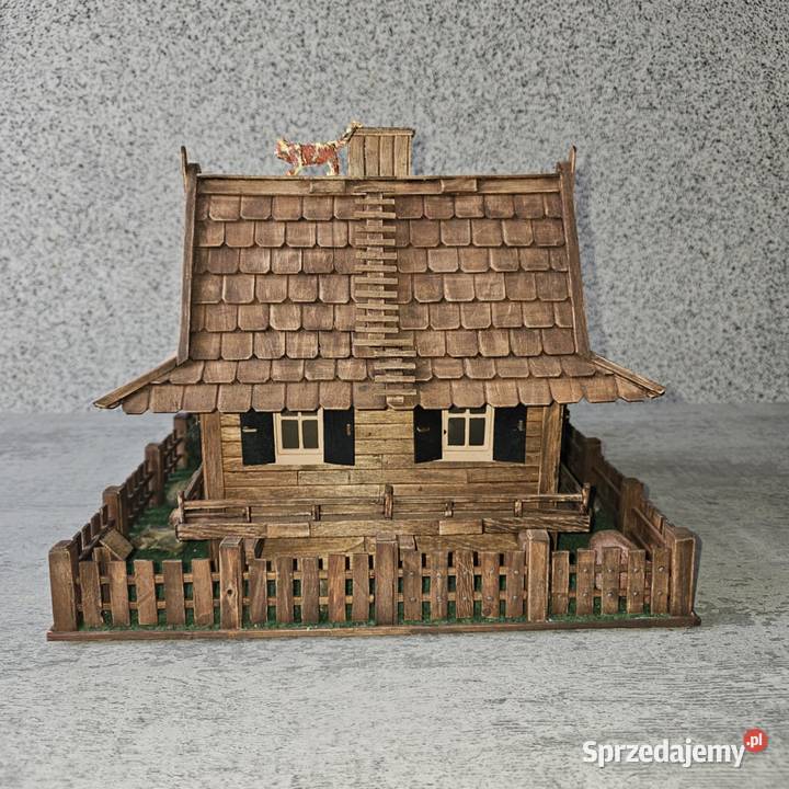 Makieta domku drewnianego wielkopolskie Murowana Goślina