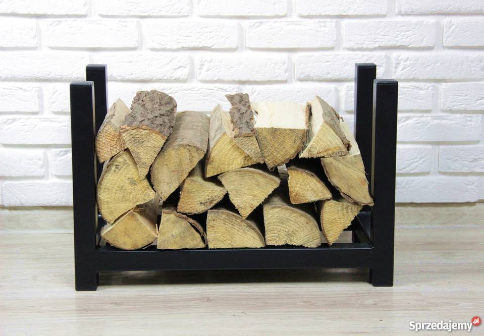 Stojak na drewno kominkowe loft nowoczeny Wrocław