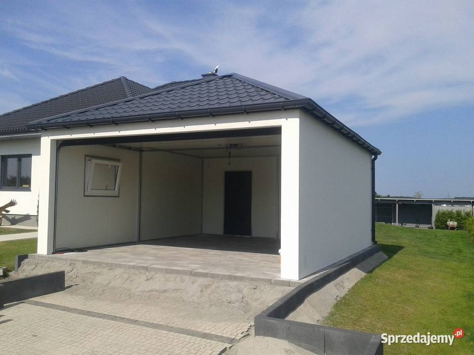 Garaż kopertowy dwustanowiskowy TYNKOWANY Kaczyce sprzedam