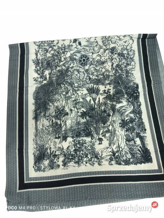 Chusta Szalik apaszka casmire szarość Wieluń