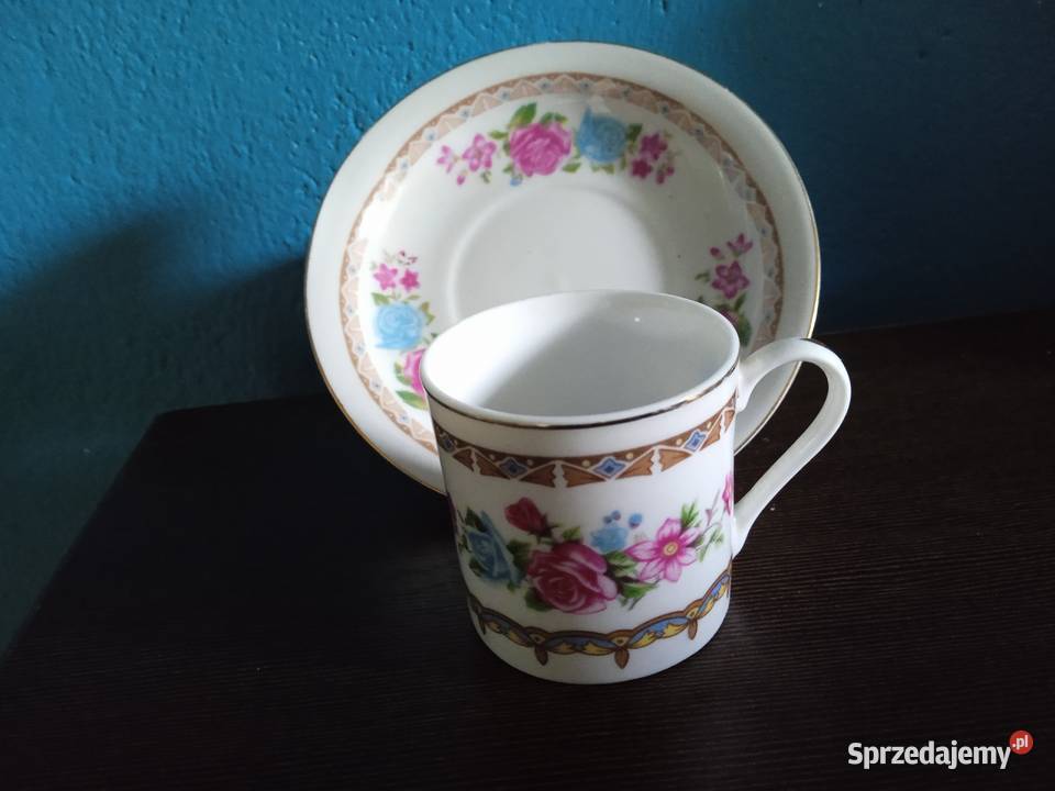 Chińska porcelana filiżanka duo do herbaty z lat Porcelana i szkło Koźminek