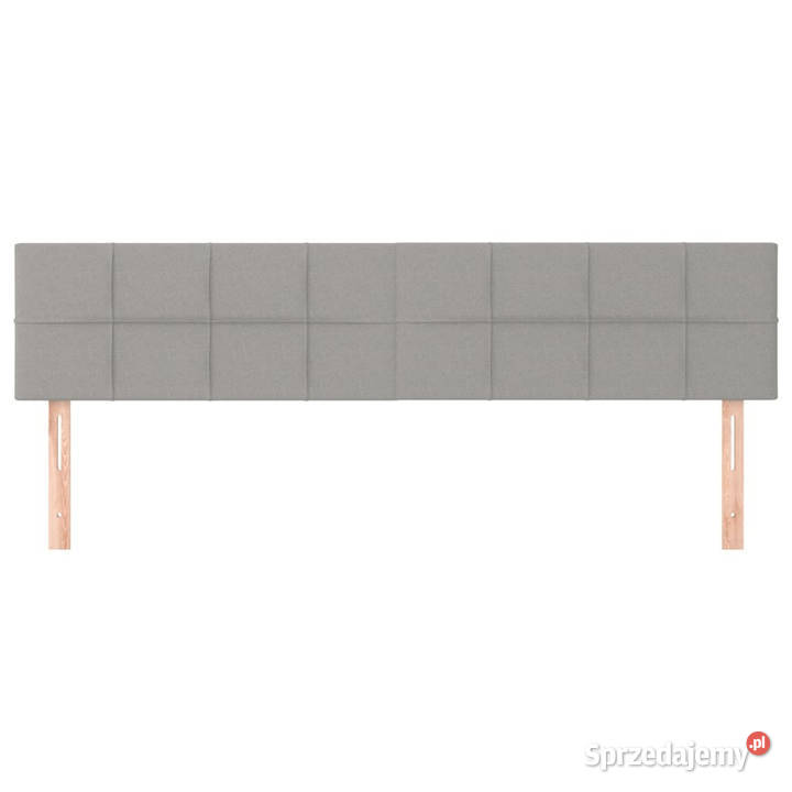 Zagłówki do łóżka 2 jasnoszary 100x5x7888 Warszawa