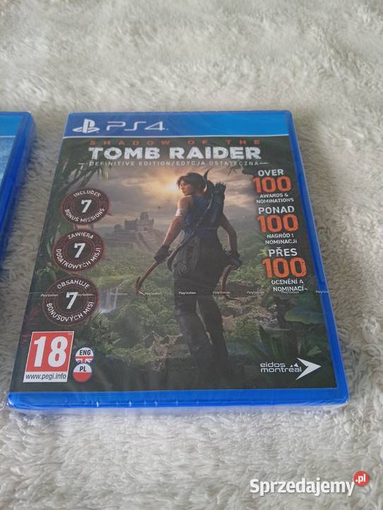 Nowa Trylogia Tomb Raider 4 5 Pakiet 3 gier NOWE Gry na konsole Wojcieszków