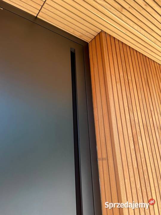 Nowoczesne drzwi aluminiowe wejściowe Schuco Nowy Sącz