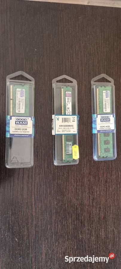Pamiec ram DDR3 rozne rodzaje CL 9 Tomaszów Mazowiecki