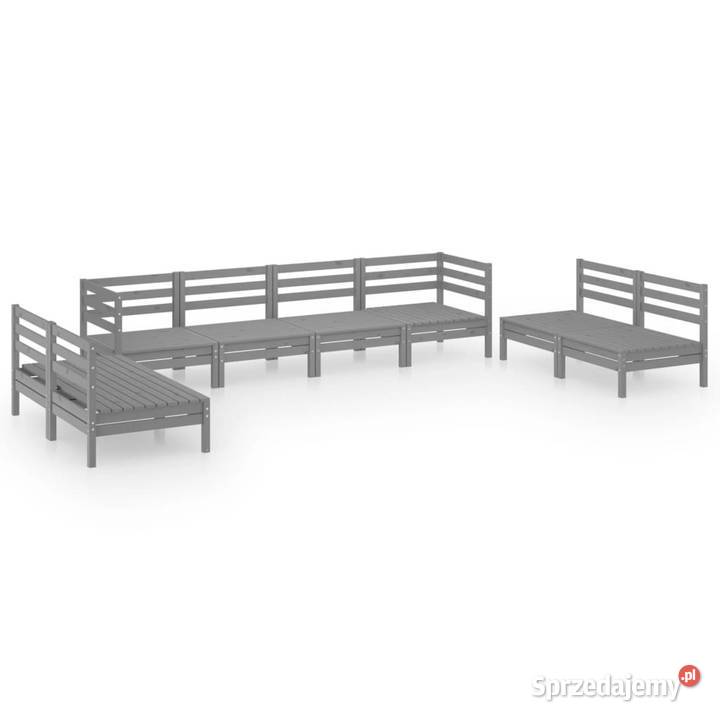 8cz zestaw mebli wypoczynkowych do ogrodu szary sprzedam