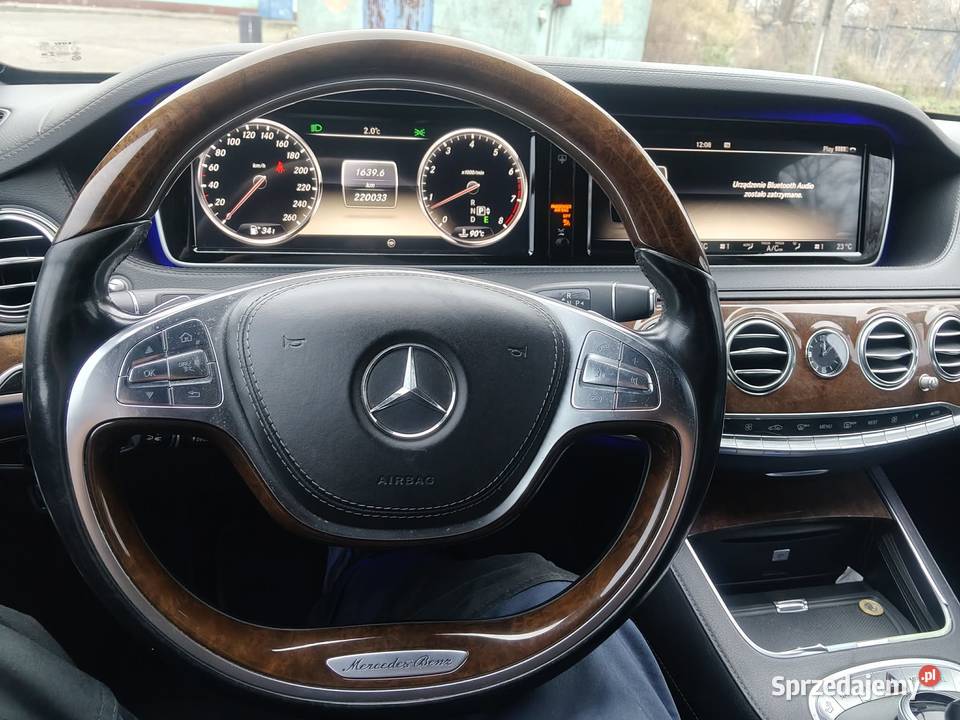 Mercedes klasy S 2014 s550 benzyna zachodniopomorskie Pyrzyce