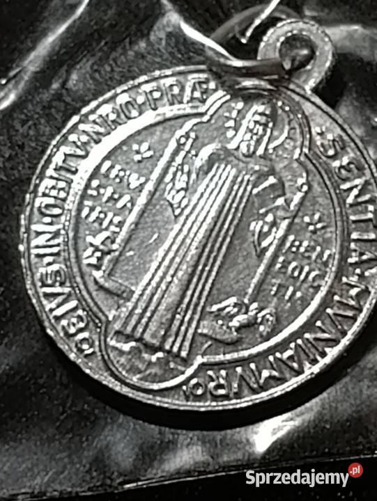 Medalik srebrny Świętego Benedykta Pozostałe Poznań